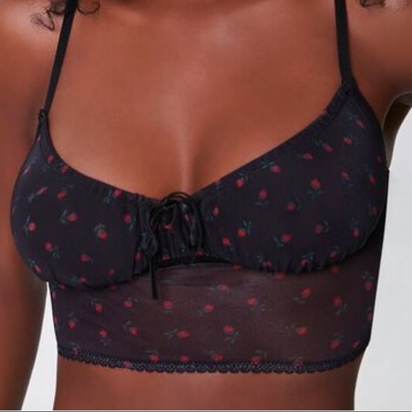 Forever 21 Other - Rose lingerie crop top